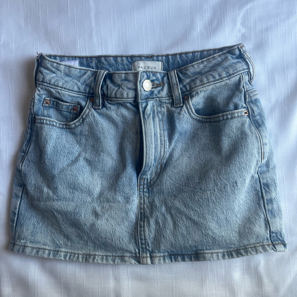 Viral PacSun Denim Mini Skirt